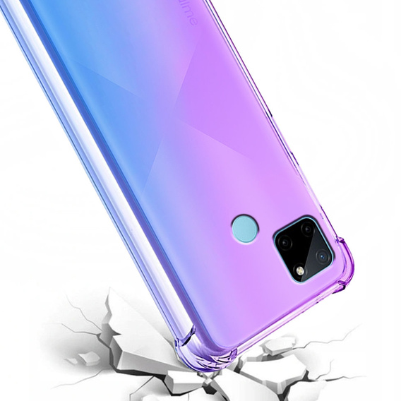 Puzdro pre Realme C21Y / C25Y, Gradient Dropproof, modré