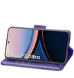 Klapkové puzdro pre Xiaomi Poco F7 Ultra, Butterfly, fialové