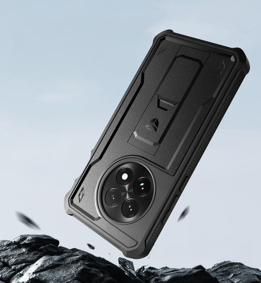 Obrnené puzdro pre OnePlus 13, Dexnor Full Body (Two Frames), čierne