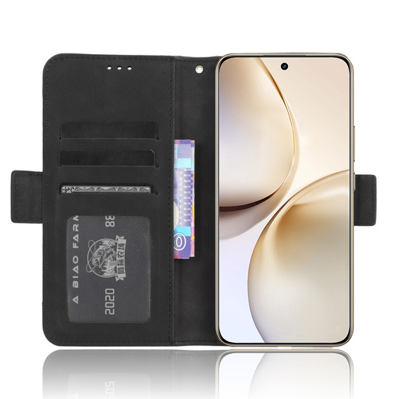 Klapkové puzdro pre Realme 14 Pro 5G, Card Slot, čierne