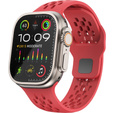 Silikónový remienok pre Apple Watch 1/2/3/4/5/6/7/8/SE/ULTRA 42/44/45/49MM, červený