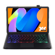 Bluetooth puzdro s podsvietenou klávesnicou pre Lenovo Idea Tab 11" / Tab K11 11" (2 gen.), čierne