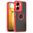 Puzdro pre Xiaomi Redmi 13C / Poco C65, Frosted Ring, červené