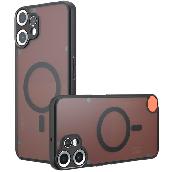 Puzdro pre CMF Nothing Phone 2 Pro, pre MagSafe, ERBORD Matt Case, čierny