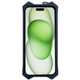 Pancierované puzdro pre iPhone 15 Plus, Aluminum Alloy, čierne