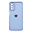 Obal na mobil pre Samsung Galaxy A13 5G, Electro heart, modré