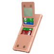 Puzdro pre Samsung Galaxy S25 Ultra, Card Holder Kickstand, ružové