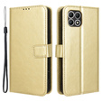 Klapkové puzdro pre T Phone 2 5G, Crazy Horse Wallet, zlaté