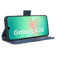 Klapkové puzdro pre Samsung Galaxy A26, Card Slot, tmavomodré