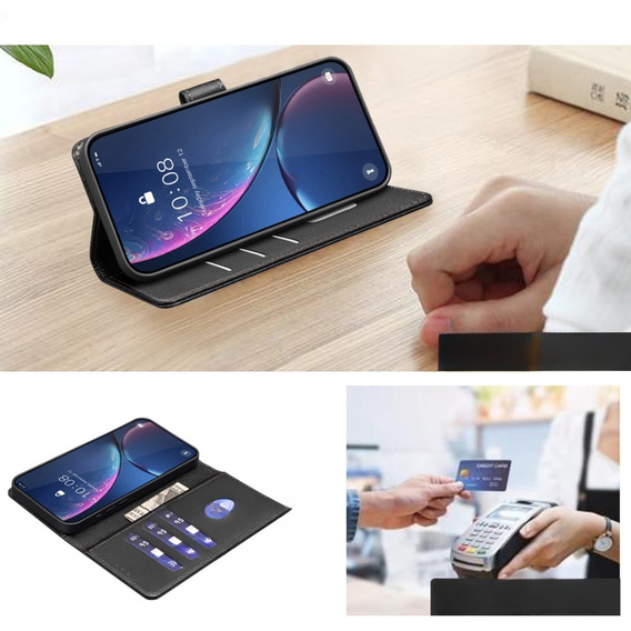 Klapkové puzdro pre Honor 200 Lite, BINFEN Wallet, čierne