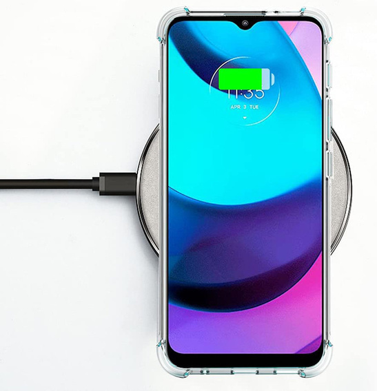 Obal na mobil pre Motorola Moto E20/E30/E40, Dropproof, priehľadné