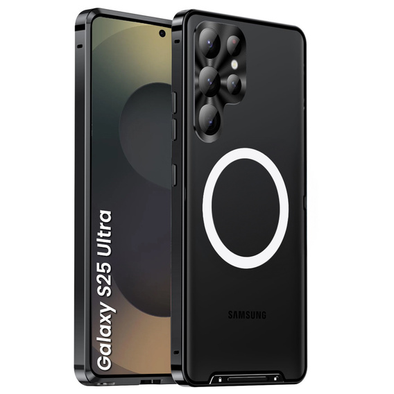 Ochranné puzdro na fotoaparát pre Samsung Galaxy S25 Ultra, CamShield MagSafe, čierne