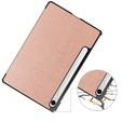 Puzdro pre Samsung Galaxy Tab S9 FE, trojskladové, ružové rose gold