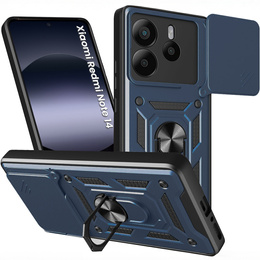 Obal na mobil pre Xiaomi Redmi Note 14 4G, CamShield Slide, modré