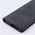 Puzdro pre Xiaomi Redmi Note 12S, ERBORD Vintage, peňaženka s chlopňou, čierne