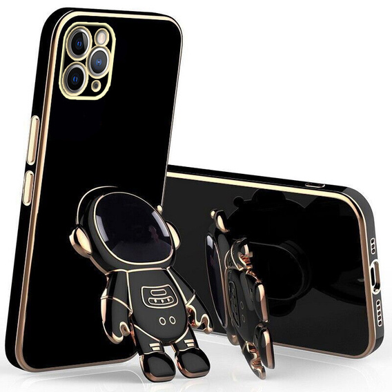 Obal na mobil pre iPhone 12 Pro Max, Astronaut, čierne