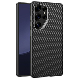 Puzdro pre Samsung Galaxy S25 Ultra, GKK Leather, carbon čierne