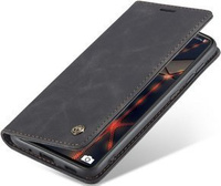 CASEME puzdro pre Samsung Galaxy S20 FE, Leather Wallet Case, čierne