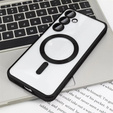 Puzdro pre Samsung Galaxy A55 5G, Electro MagSafe, čierne + sklo na displej