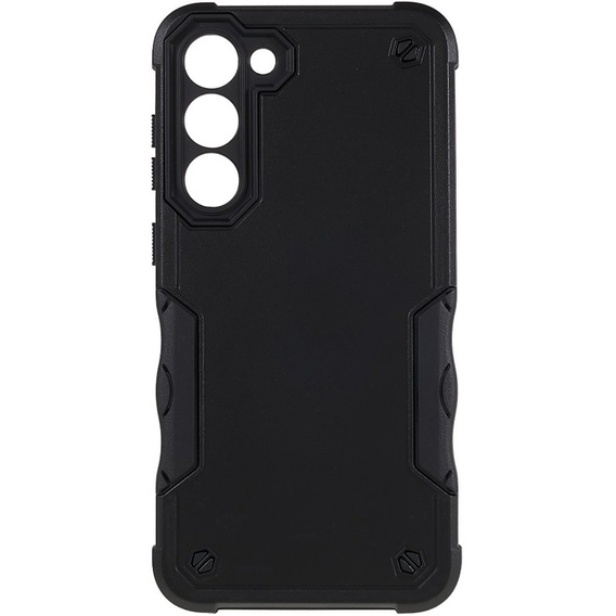 Obrnené puzdro pre Samsung Galaxy S23 Plus, Dual-Layer, čierne
