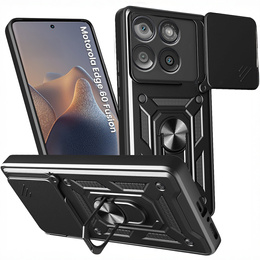 Obal na mobil pre Motorola Edge 60 / 60 Fusion, CamShield Slide, čierne