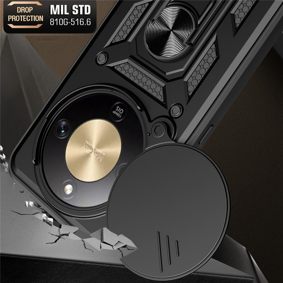 CamShield Slide odolné puzdro s krytom fotoaparátu a krúžkom pre Honor Magic 8 Lite