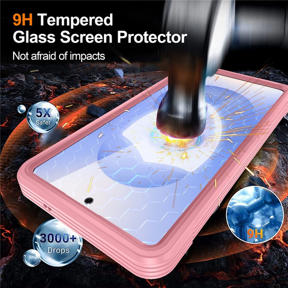 Odolné puzdro so sklom, pre MagSafe pre Samsung Galaxy S26 Ultra