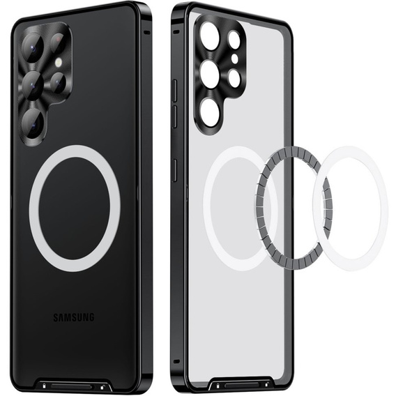 Ochranné puzdro na fotoaparát pre Samsung Galaxy S25 Ultra, CamShield MagSafe, čierne
