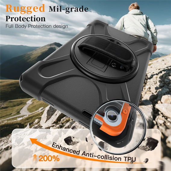 Puzdro s podstavcom a ramenným popruhom pre Lenovo Tab One