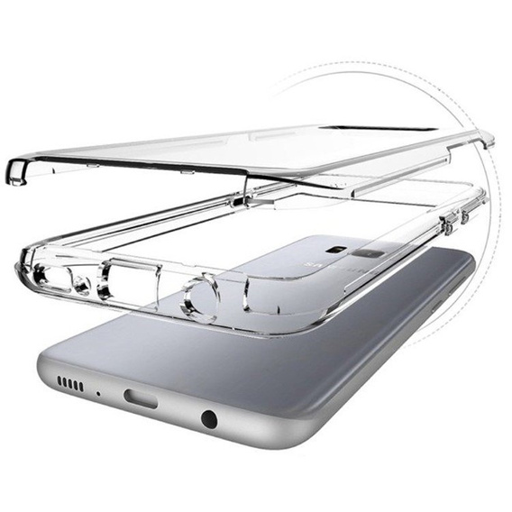 Obal na mobil pre Samsung Galaxy S8 Plus, Fusion Hybrid, priehľadné