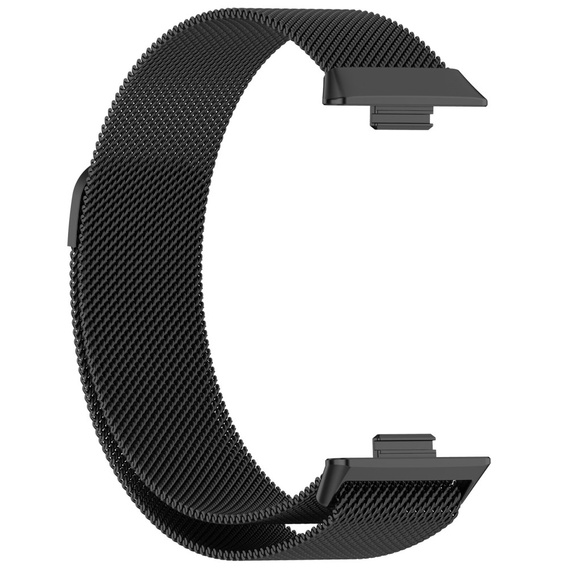 Milánsky náramok pre Huawei Watch Fit 4 / 4 Pro / 3, čierny