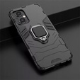 Obal na mobil pre Oppo Reno7 Lite, Kickstand Ring, čierne