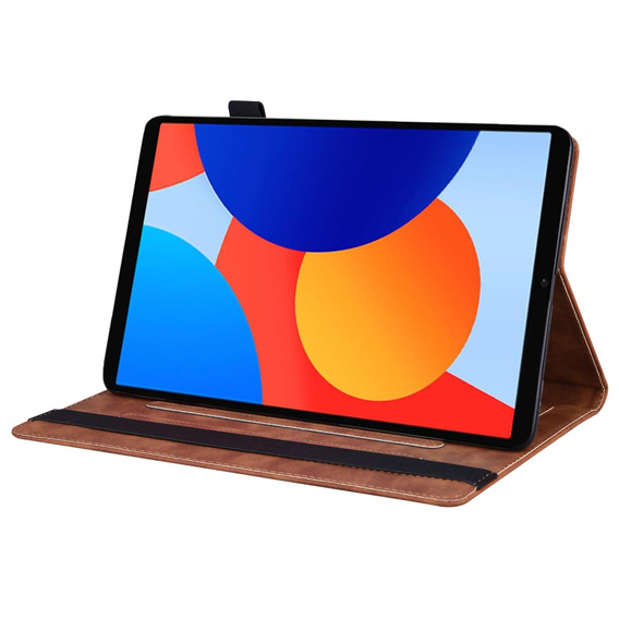 Puzdro pre Xiaomi Redmi Pad SE 8.7, Classic, s priestorom pre stylus, hnedé