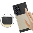 Obal na mobil pre Samsung Galaxy S24 Ultra, ERBORD MagProtect Slide Camera, zlaté