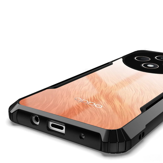 Obal na mobil pre Oppo Reno 12FS / 12F, AntiDrop Hybrid, čierne