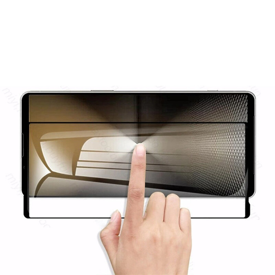 3D tvrdené sklo pre Sony Xperia 1 VI, čierny rám