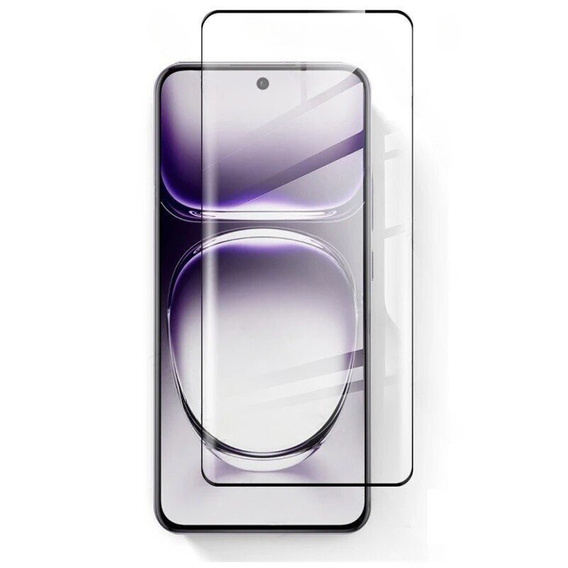 3D tvrdené sklo pre Oppo Reno 12 Pro, čierny rám