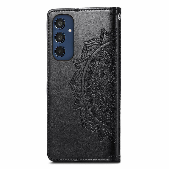 Klapkové puzdro pre Samsung Galaxy M35, Mandala, čierne