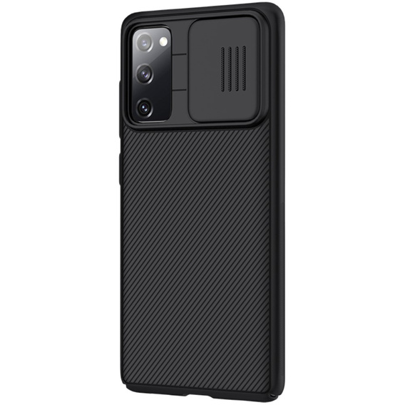Puzdro pre Samsung Galaxy S20 FE, pancierované Nillkin, CamShield Pro, čierne