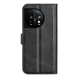 Klapkové puzdro pre OnePlus 11 5G, Wallet Case, čierne
