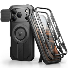 Pancierované puzdro Dexnor so stojanom a spúšťou fotoaparátu, pre MagSafe pre iPhone 17 Pro