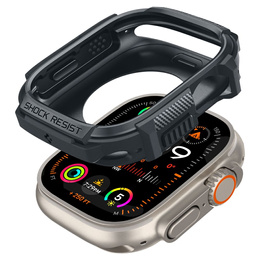 Puzdro Spigen Rugged Armor Dark Gray pre Apple Watch Ultra 1 / 2 (49 mm)