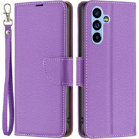 Klapkové puzdro pre Samsung Galaxy A54 5G, Wallet Litchi Magnet, fialové