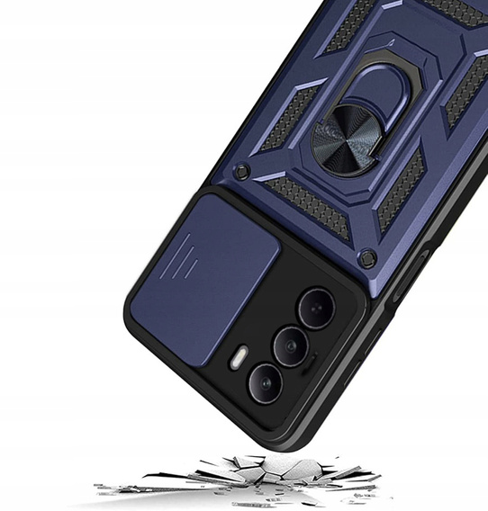 Obal na mobil pre Realme C71, CamShield Slide, modré