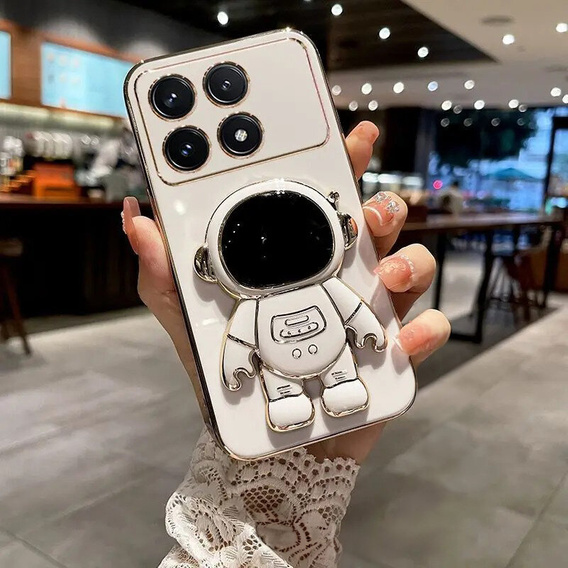 Obal na mobil pre Xiaomi Poco F6 Pro, Astronaut, biele