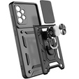 Obal na mobil pre Samsung Galaxy A33 5G, CamShield Slide, čierne