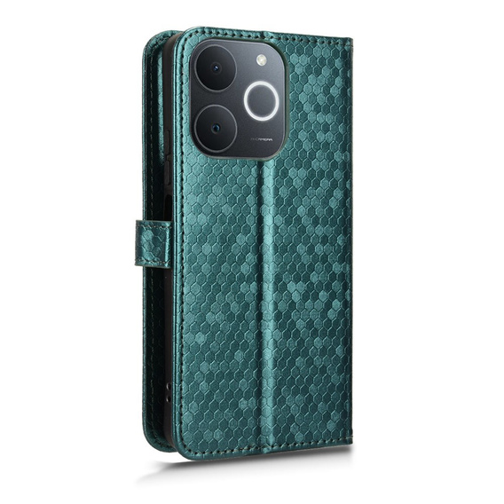 Flipové puzdro pre Realme Note 70T 4G, Wallet Rhombus, zelený