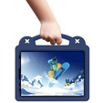 Detské puzdro pre iPad Air 10.9" 2022/2020 (5/4 gen.) / Pro 11" 2022/2021/2020 (4/3/2 gen.), Cute Patterns, so stojanom, tmavomodré