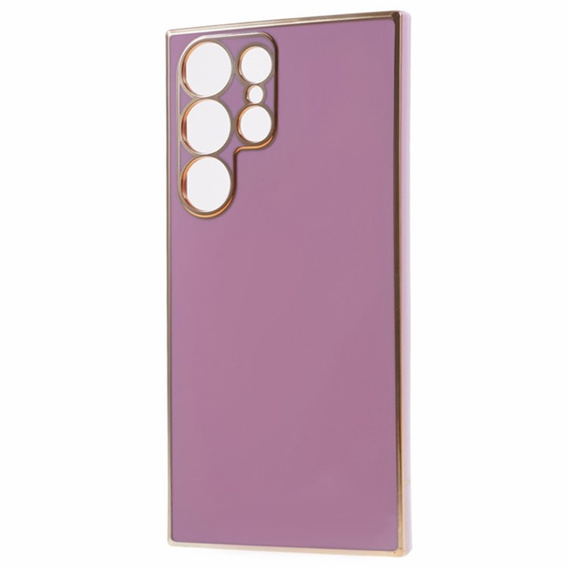 Puzdro pre Samsung Galaxy S24 Ultra, Glamour CamShield, fialové