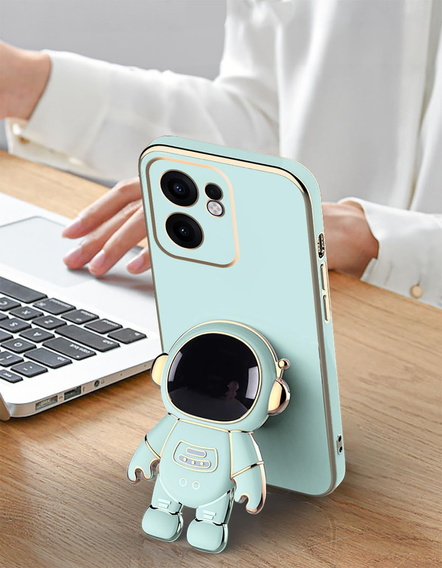 Obal na mobil pre Oppo Reno 13F / Oppo Reno 13FS, Astronaut, zelený